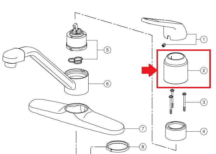 水栓部品 キャップ 16-175