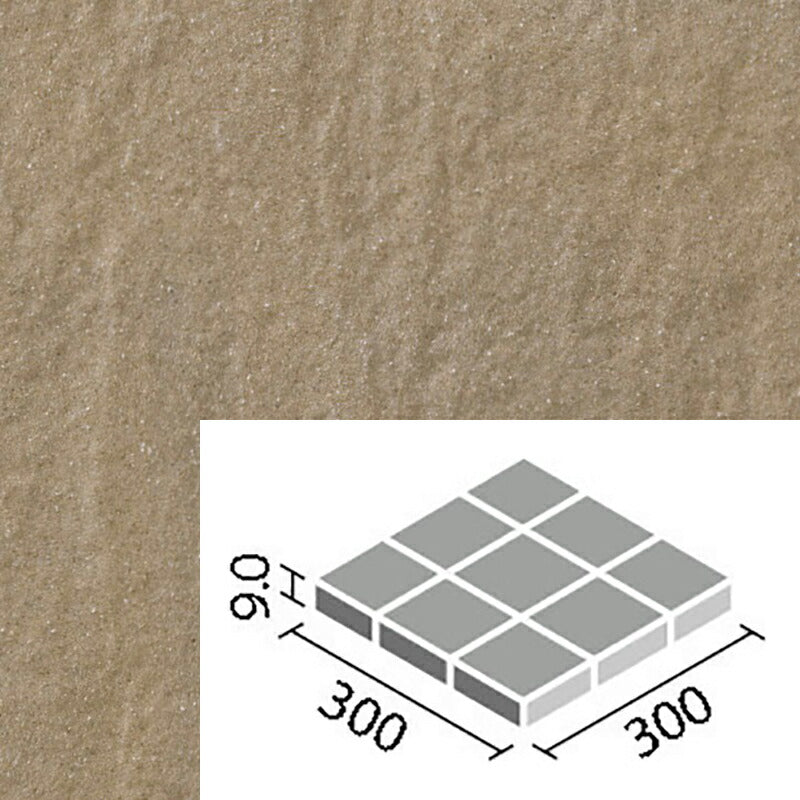 外装床タイル アレス 100mm角裏ネット張り ALS-100NET/12