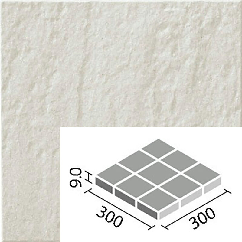 外装床タイル アレス 100mm角裏ネット張り ALS-100NET/1