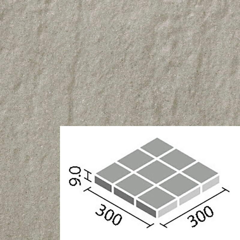 外装床タイル アレス 100mm角裏ネット張り ALS-100NET/3