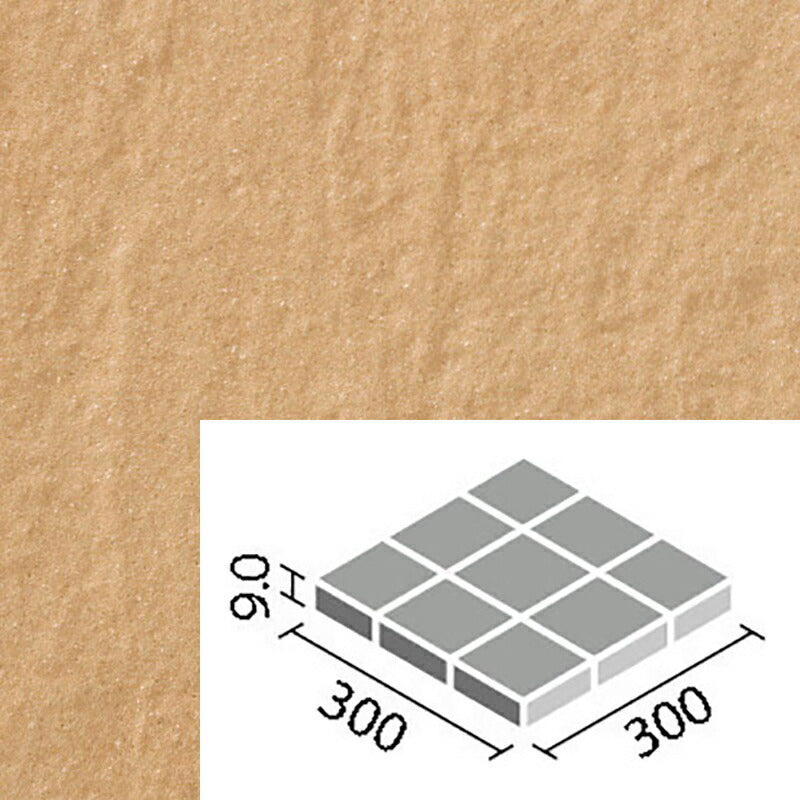 外装床タイル アレス 100mm角裏ネット張り ALS-100NET/6