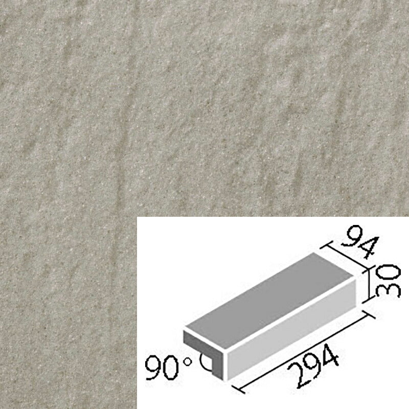 外装床タイル アレス 300x100mm角垂れ付き段鼻 ALS-301/3