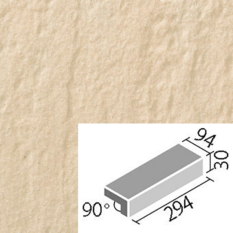 外装床タイル アレス 300x100mm角垂れ付き段鼻 ALS-301/5