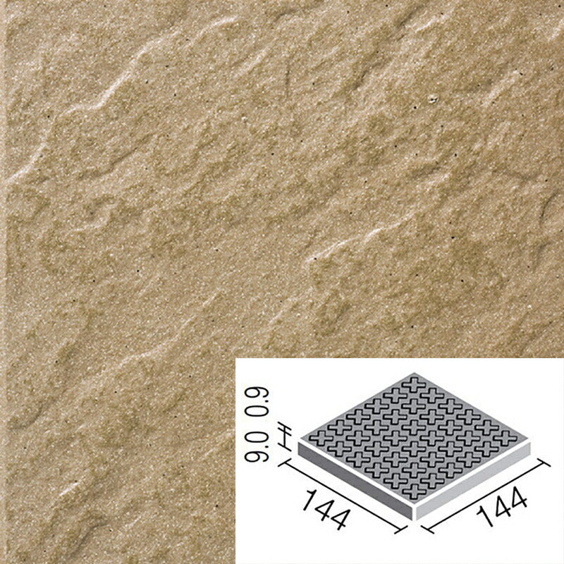 クレド 外装床タイル 150mm角歩道用スロープ(Fパターン) CRD-150/10F