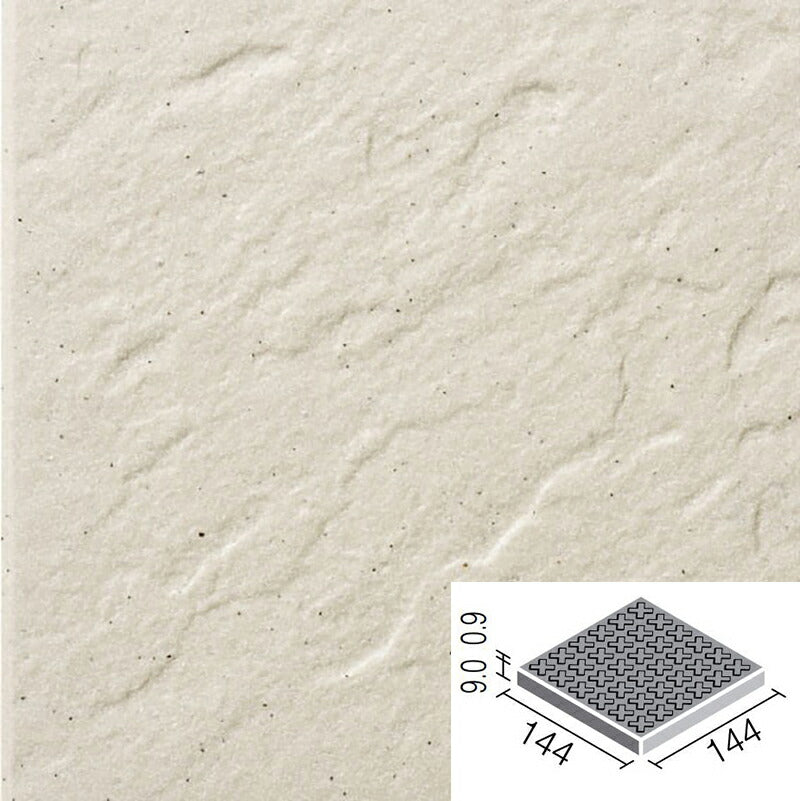 クレド 外装床タイル 150mm角歩道用スロープ(Fパターン) CRD-150/1F