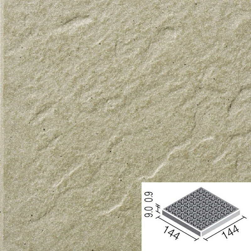 クレド 外装床タイル 150mm角歩道用スロープ(Fパターン) CRD-150/2F