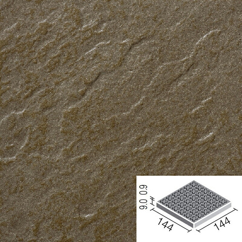 クレド 外装床タイル 150mm角歩道用スロープ(Fパターン) CRD-150/4F