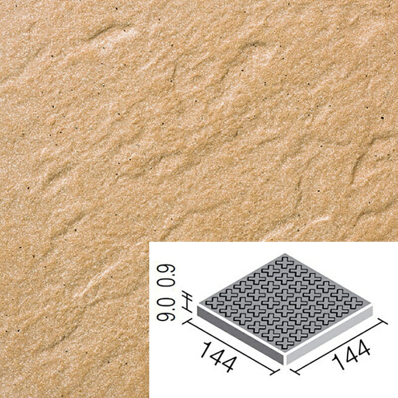 クレド 外装床タイル 150mm角歩道用スロープ(Fパターン) CRD-150/8F
