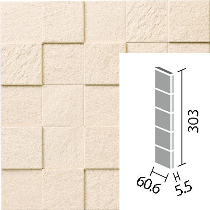 エコカラットプラス ペトラスクエア 60角(納まり役物)ネット張り ECP-60N1/PTS2N