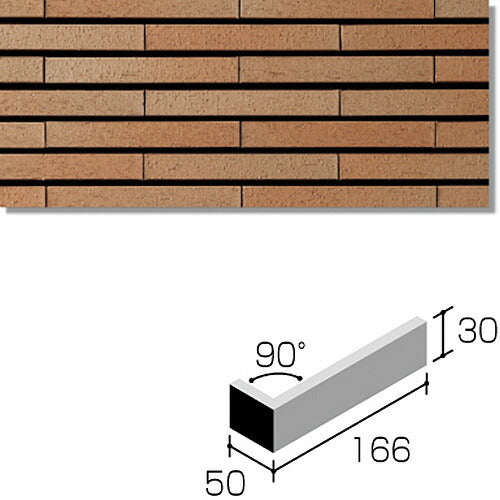 ニッタイ工業株式会社 外装壁タイル グラデボーダー(接着剤張り工法) GD-6M-20 ボーダー曲り(接着)<接>
