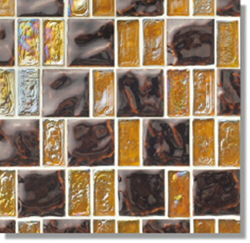 ニッタイ工業株式会社 アートモザイク コレクション グライル GR-05 平(ガラス+タイル)(ユニット)