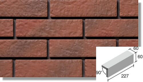 ニッタイ工業株式会社 外装壁タイル GSQ-40G ジオスケープ(接着剤張り工法) 二丁マグサ(接着)