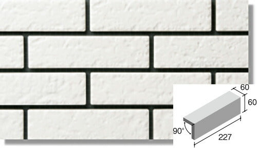 ニッタイ工業株式会社 外装壁タイル GSQ-60G ジオスケープ(接着剤張り工法) 二丁マグサ(接着)