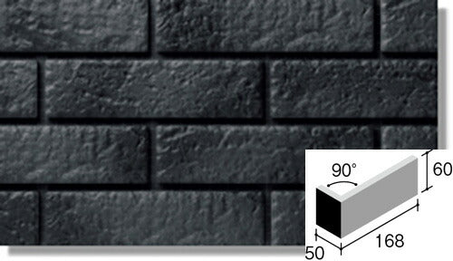 ニッタイ工業株式会社 外装壁タイル GSQ-70M ジオスケープ(接着剤張り工法) 標準曲り(接着)