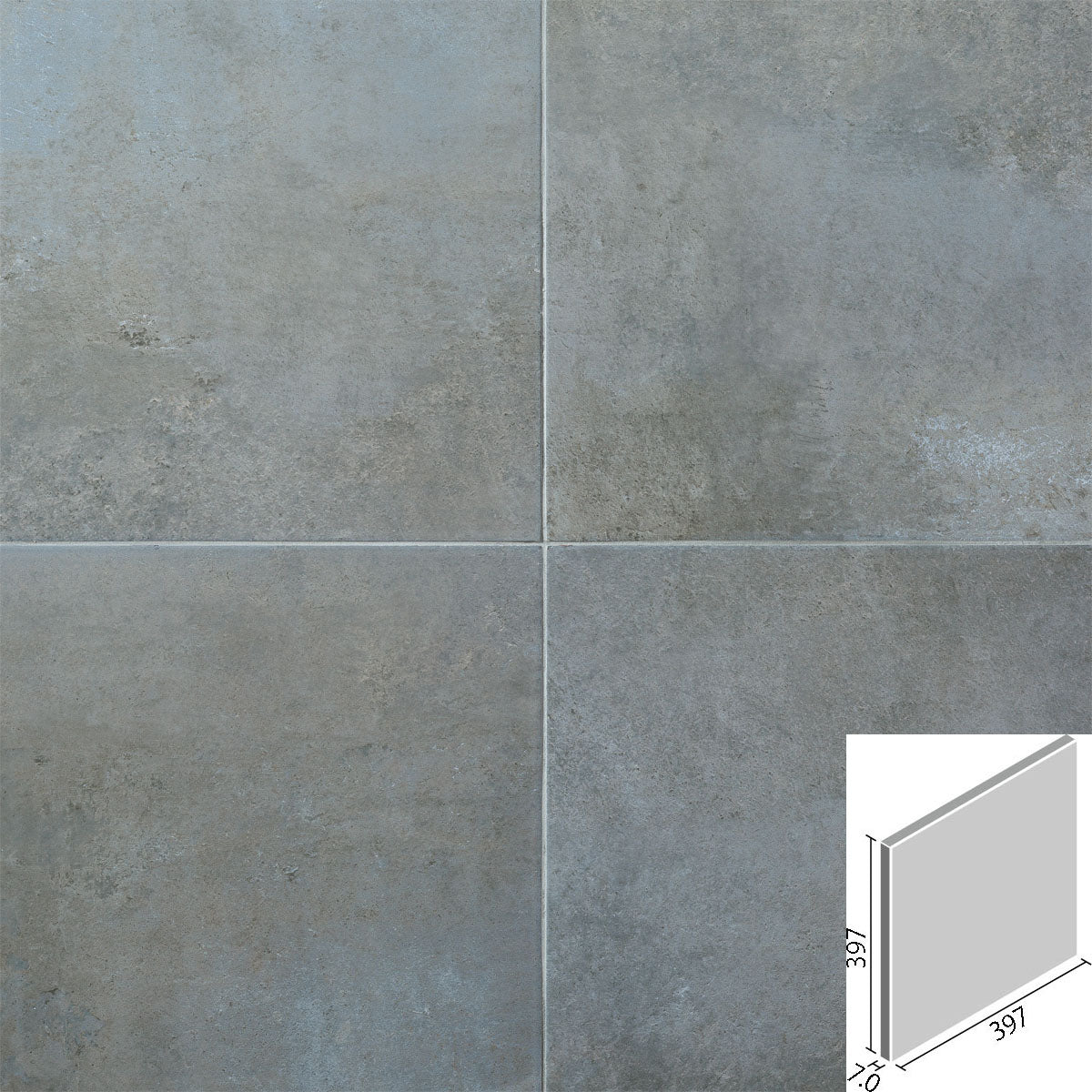 ビターメタル 400mm角平 ID-400/BMA-2