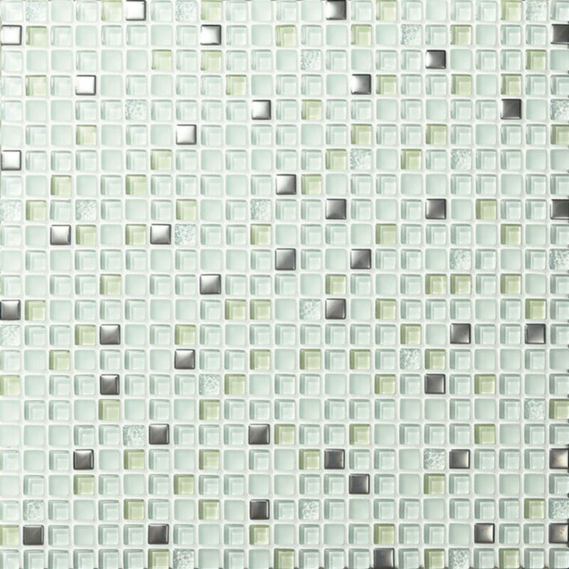 インテリアモザイク ガラスモザイク スターダスト 12角ネット張り IM-12P1/SAD1