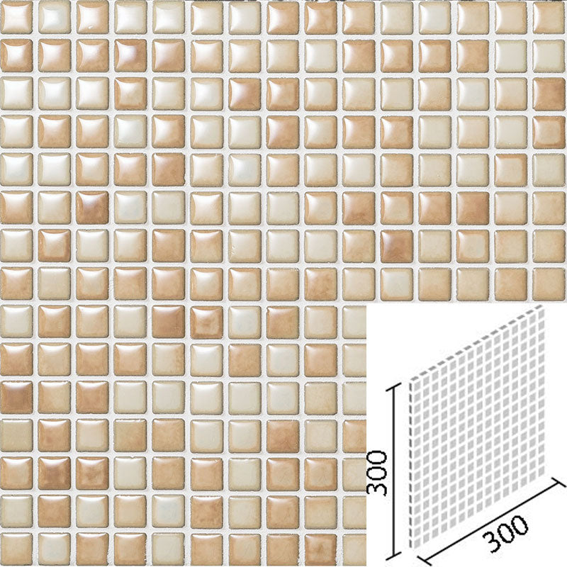インテリアモザイク カレイドグレイズ 20mm角ネット張り IM-20P1/KLG-2