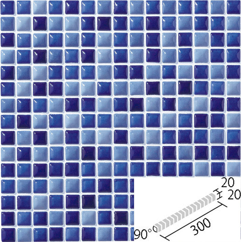 インテリアモザイク ムージャン 20mm角曲表紙張り IM-225P1/MUS3