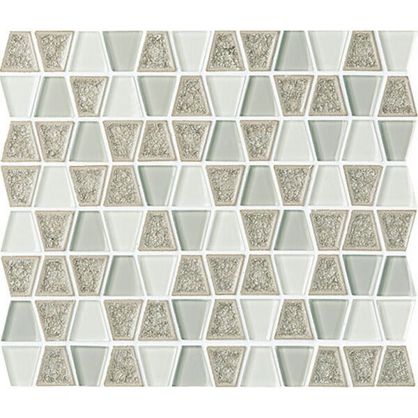 インテリアモザイク ミックスモザイクコロリート 台形平ネット張り IM-TR/CLR-2