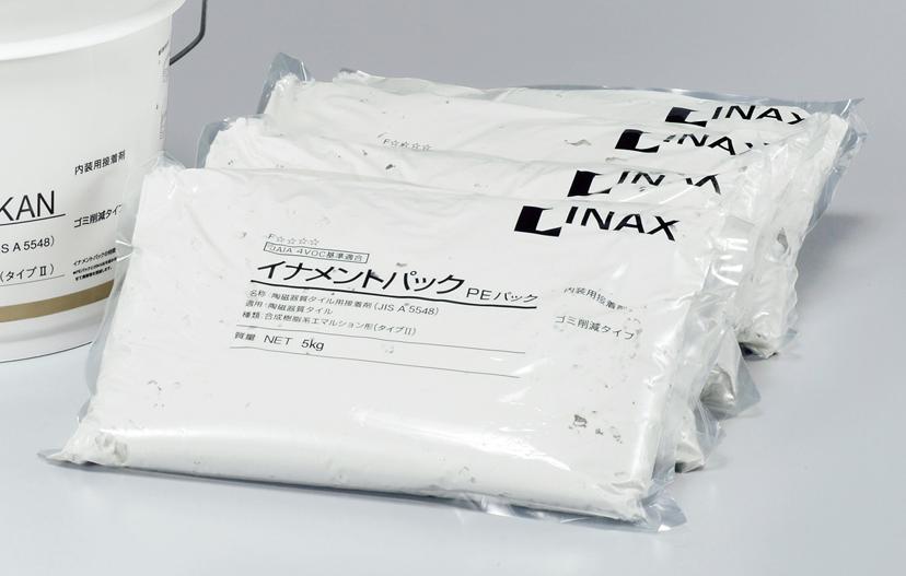 内装タイル用接着剤 イナメントパック 5kg PEパック APAC-5kg/PAC