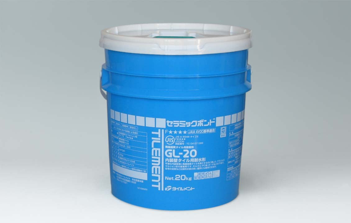 タイルメント 内装タイル用耐水型接着剤 GL-20/20kg – 建材ネットIII