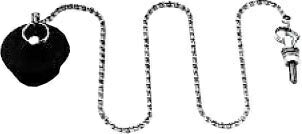 ゴム栓大形(鎖650mm付) PBF-5G-1