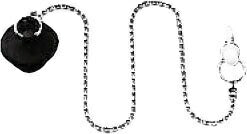 ゴム栓小形(鎖500mm付) PBF-5G-3