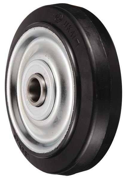 岐阜産研工業(ウカイ) CRタイプ 車輪 サイズ130mm 鋼板製耐熱用 クロロプレンゴム CR-130