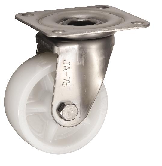 岐阜産研工業(ウカイ) JAタイプ キャスター サイズ75mm ナイロン PJA-75