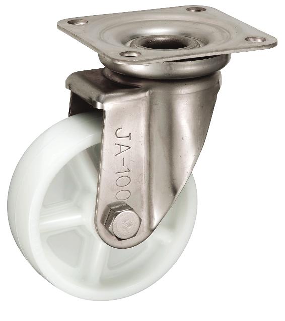 岐阜産研工業(ウカイ) JAタイプ キャスター サイズ100mm ナイロン PJA-100