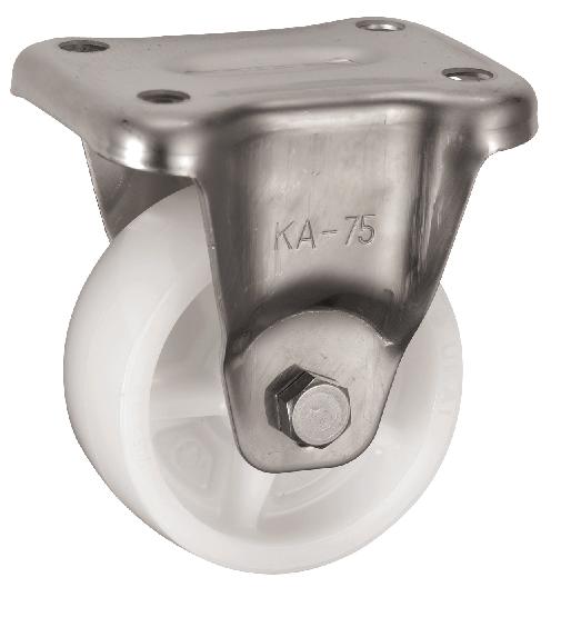 岐阜産研工業(ウカイ) KAタイプ キャスター サイズ75mm ナイロン PKA-75