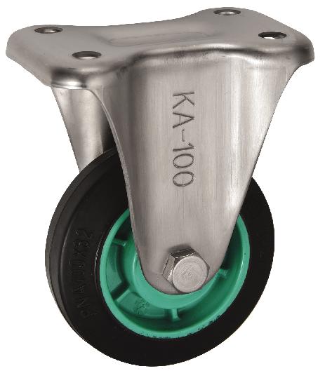 岐阜産研工業(ウカイ) KAタイプ キャスター サイズ100mm ゴム PNAKA-100