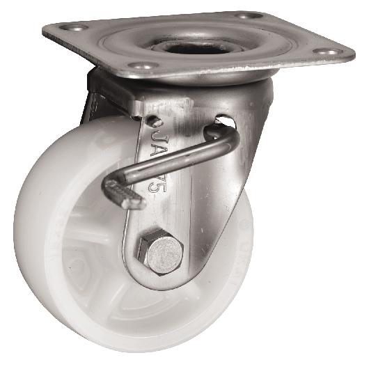 岐阜産研工業(ウカイ) JABタイプ キャスター サイズ75mm ナイロン PJAB-75