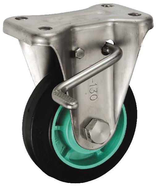 岐阜産研工業(ウカイ) KABZタイプ キャスター サイズ130mm ゴム PNAKABZ-130