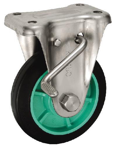 岐阜産研工業(ウカイ) KABZタイプ キャスター サイズ150mm ゴム PNAKABZ-150