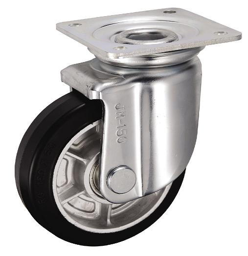 岐阜産研工業(ウカイ) JMタイプ キャスター サイズ100mm アルミ製ゴム RGJM-100