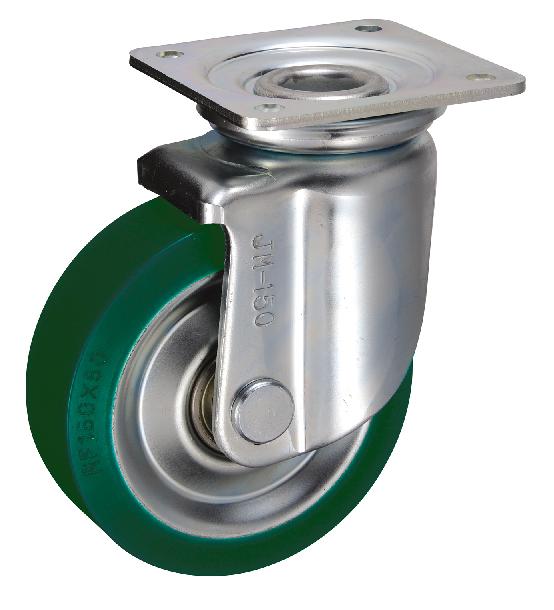 岐阜産研工業(ウカイ) JMタイプ キャスター サイズ200mm 鋼板製ウレタン RFJM-200