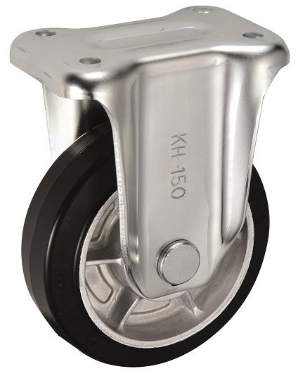 岐阜産研工業(ウカイ) KHタイプ キャスター サイズ130mm アルミ製ゴム RGKH-130