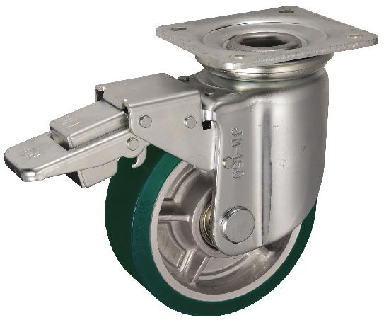 岐阜産研工業(ウカイ) JMBタイプ キャスター サイズ100mm アルミ製ウレタン RJMB-100