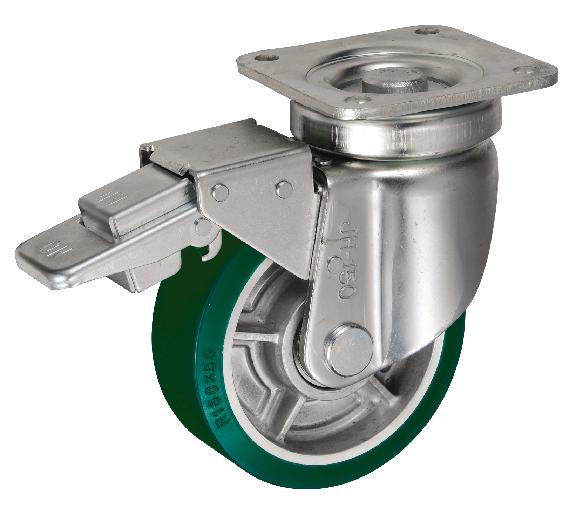 岐阜産研工業(ウカイ) JHBタイプ キャスター サイズ150mm アルミ製ウレタン RJHB-150