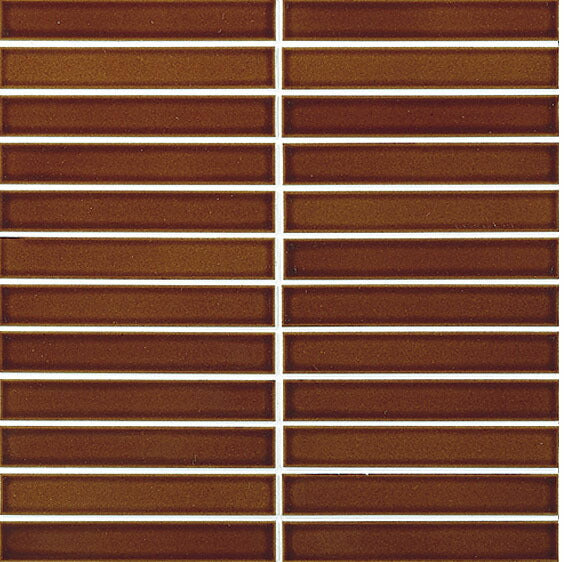 インテリアモザイク 美釉彩 150x25mm角ボーダーネット張り IM-1525P1/BYA-5