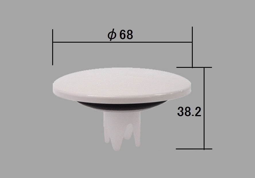 プッシュワンウエイ排水栓密閉フタ B21-SVLAR(68)
