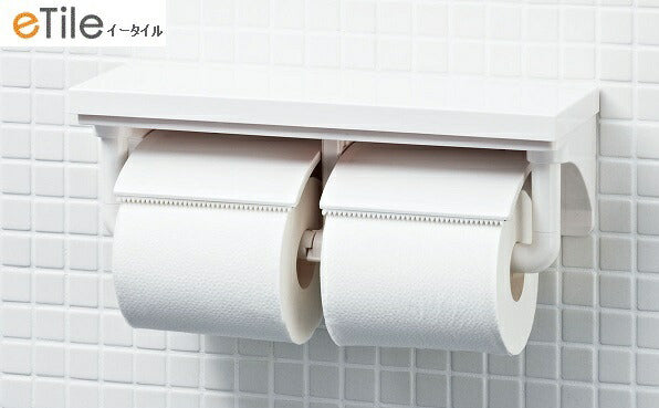 棚付2連紙巻器 CF-AA64/BW1(ピュアホワイト)