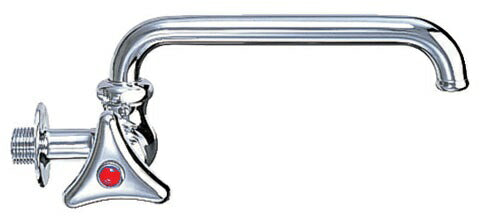 横形自在水栓(固定コマ式・湯用) 配管サイズ:13mm LF-L16-13-U