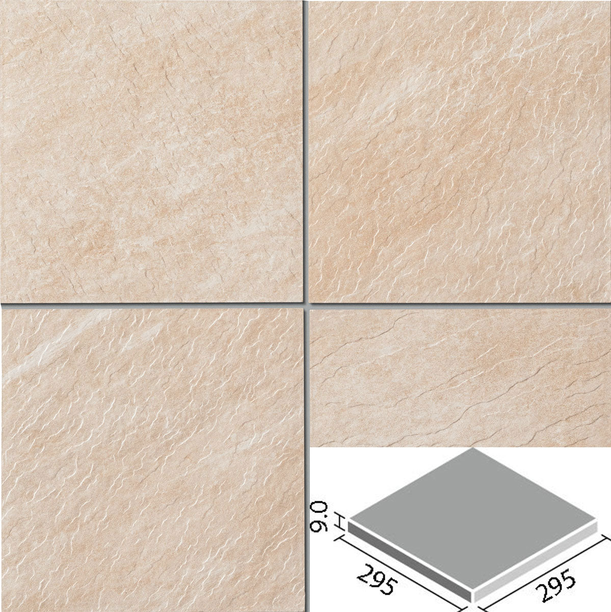 ライトスレート 300mm角平 IPF-300/LTS-4