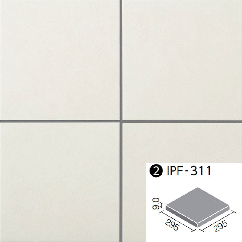パセオ 300mm角段鼻 プレーンタイプ (外装床タイル) IPF-311/PSO-FN1