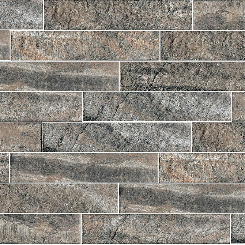 名古屋モザイク POLINAGO ポリナーゴ 386×75角岩面(ケース) KRM-F4550