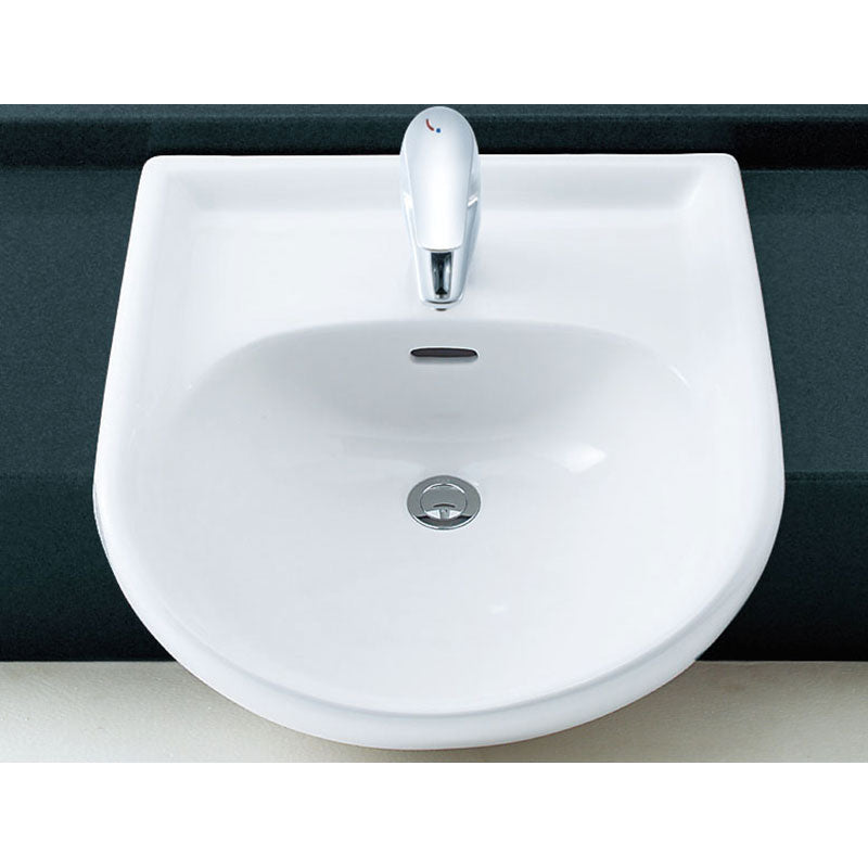 はめ込み前丸形洗面器 L-2160FC/BW1