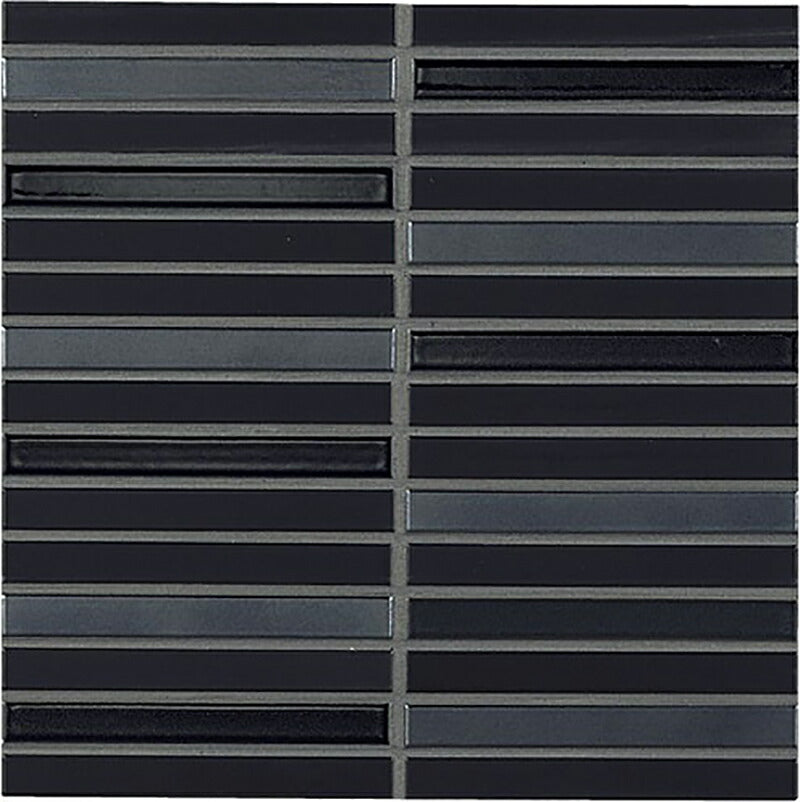 インテリアモザイク ルンゴ 150x20mm角ボーダーネット張り IM-1520P1/LUG-2