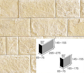 ニッタイ工業株式会社 マジカルライトストーンHSシリーズ(接着剤張り工法)コーナー ML-HSH-20